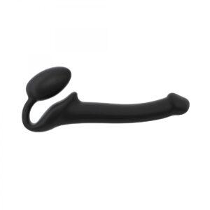 ARNÉS DILDO STRAP-ON FLEXIBLE SILICONA SUAVE NEGRO S-STRAP-ON-ME (Saint Sual) EAN: 3700436012833