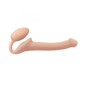 ARNÉS DILDO STRAP-ON FLEXIBLE SILICONA SUAVE NUDE S-STRAP-ON-ME (Saint Sual) EAN: 3700436012895