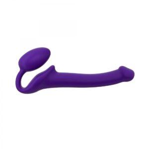 ARNÉS DILDO STRAP-ON FLEXIBLE SILICONA SUAVE VIOLETA S-STRAP-ON-ME (Saint Sual) EAN: 3700436013212
