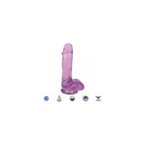 DILDO C/ TESTÍCULOS SLIM STICK GRAPE 1524 CM"-XR - LOLLICOCK (Saint Sual) EAN: 643380985736