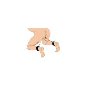 ESPOSAS TOBILLOS C/ ANILLO ESTRANGULADOR TESTÍCULOS-XR - MASTERSERIES (Saint Sual) EAN: 848518037336