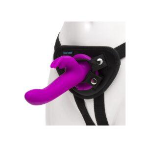 HAPPY RABBIT VIBRATING STRAP ON HARNESS SET PURPLE-HAPPY RABBIT (Saint Sual) EAN: 5060020009426
