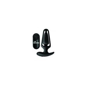 PLUG HUECO VIBRADOR SILICONA USB C/ MANDO NEGRO-XR - ASS THUMPERS (Saint Sual) EAN: 848518042743
