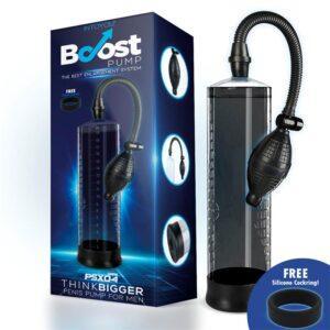 Bomba Manual para el Pene PSX04 Negro-BOOST PUMPS (LoveCherry) EAN: 8436583790892
