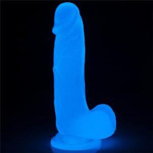Dildo Lumino 7.5 Luz Azul-LOVETOY (LoveCherry) EAN: 6970260906708