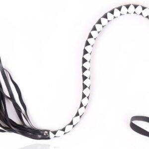 Látigo Sm Snaq 90cm Negro-Blanco-CORRECT ME (Fun Distri) EAN: 3662811390625