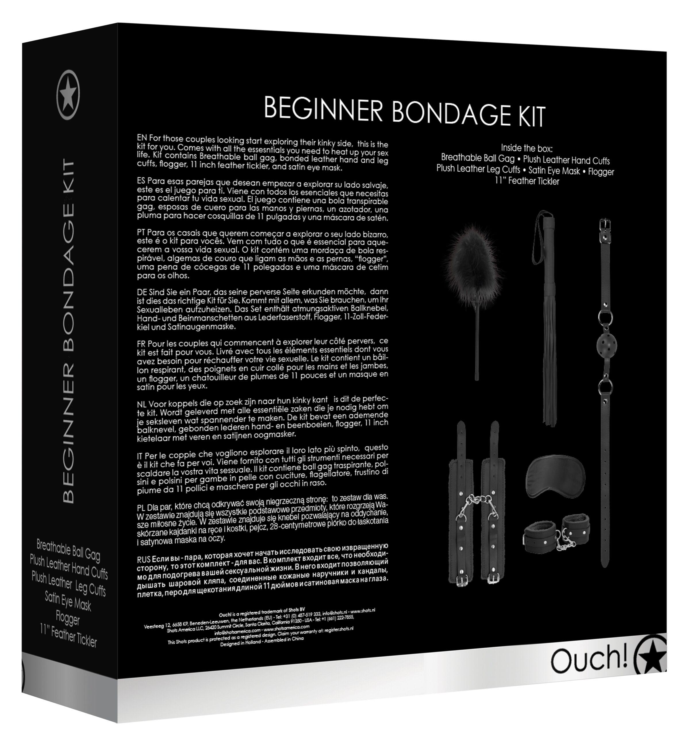 Kit de Bondage de 6 piezas-OUCH! (Fun Distri) EAN: 8714273504043 - Imagen 4
