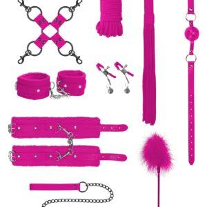 Kit Bondage Intermedio 10 Piezas Rosa-OUCH! (Fun Distri) EAN: 8714273504111