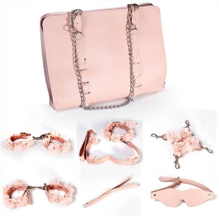Kit Bondage Flor de Encaje Rosa-GENERIQUE (Fun Distri) EAN: 3662811198993