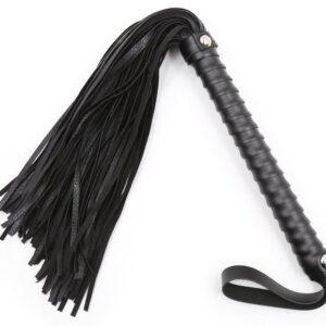 Screw Handle Spanking Flogger Noir -CORRECT ME (Fun Distri) EAN: 3662811390557