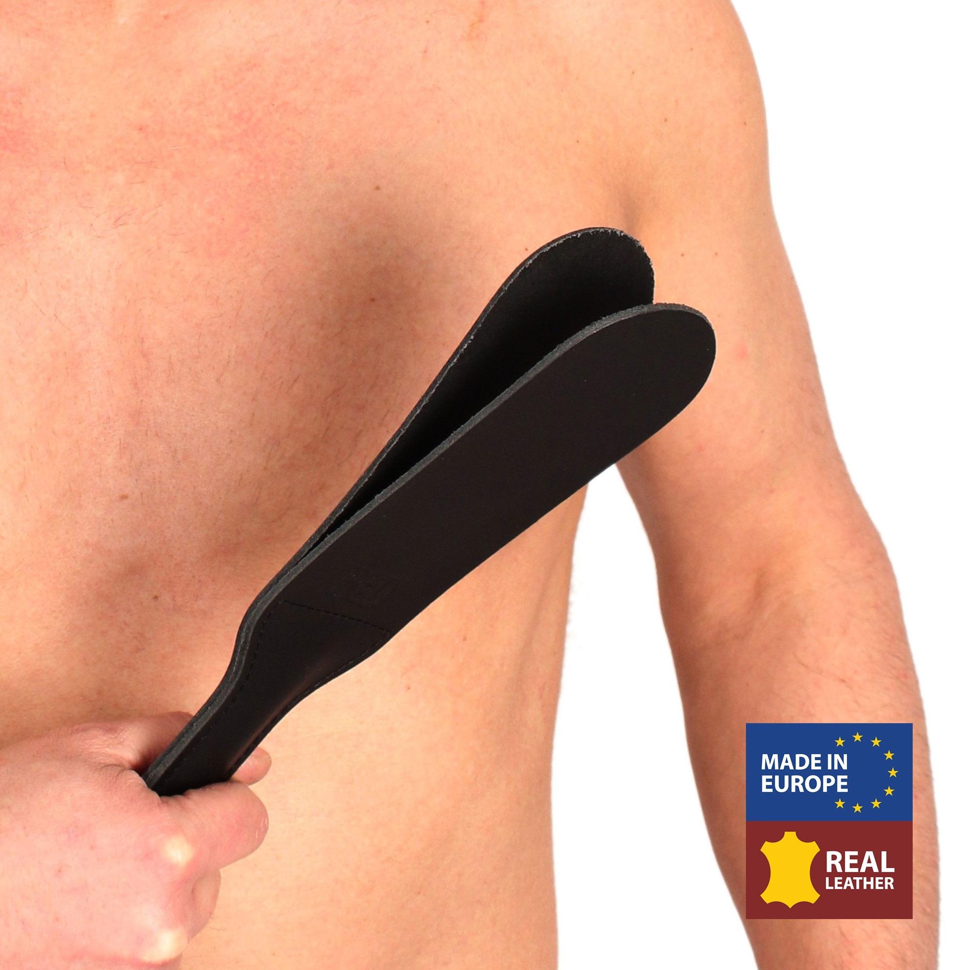 Pala de cuero doble 31cm-THE RED (Fun Distri) EAN: 3701019810464