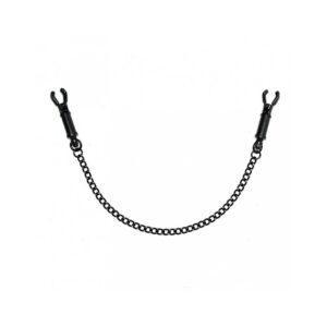 Pinzas para Pezones con Cadena Ajustable Negro-BONDAGE PLAY (LoveCherry) EAN: 8718924231296