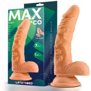 Sam Dildo Realista con Testículos 7.1 Natural-MAX & CO (LoveCherry) EAN: 8436583797136