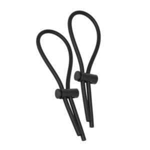 Set de 2 Anillos para el Pene Ajustables-ELECTRASTIM (LoveCherry) EAN: 609224031007