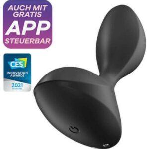 Sweet Seal Plug Anal con Vibración y APP Negro-SATISFYER (LoveCherry) EAN: 4061504006758