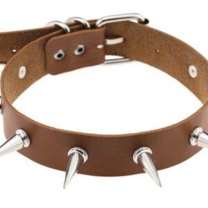 Piky Lish Collar de Púas Marrón-JOY JEWELS (Fun Distri) EAN: 3662811347247