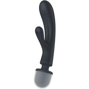 SATISFYER - TRIPLE LOVER MASAJEADOR VIBRADOR RABBIT GRIS-SATISFYER VIBRATOR (Dreamlove) EAN: 4061504018201