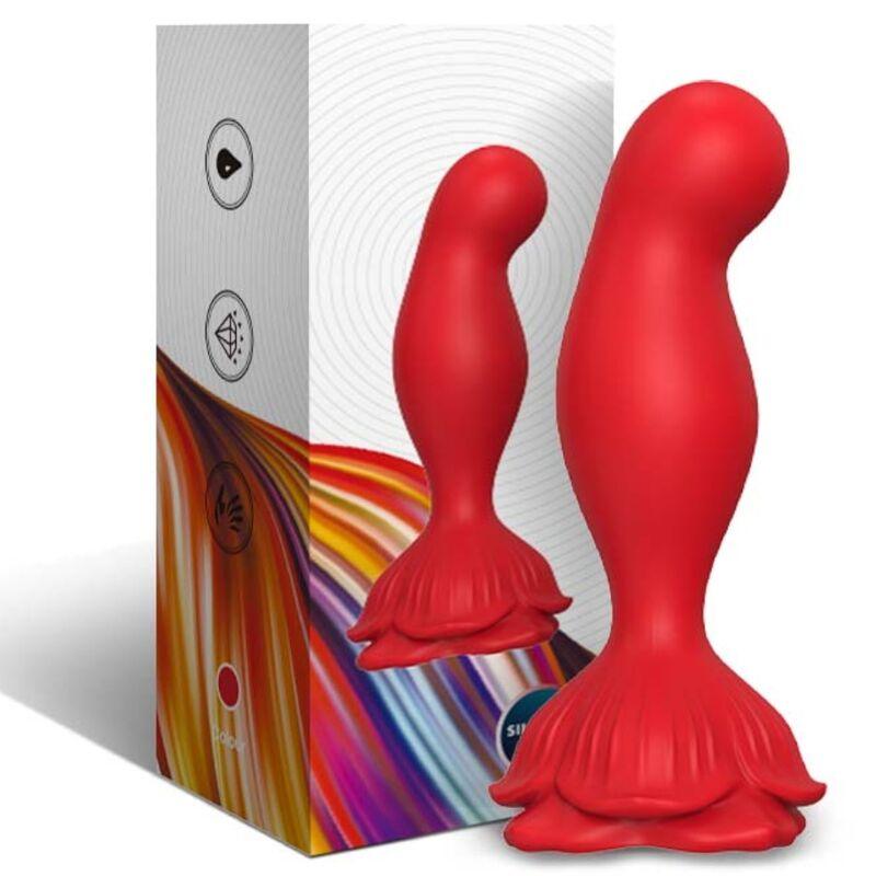 ARMONY - ROSA VIBRADOR & PLUG ANAL CONTROL REMOTO ROJO-ARMONY ANAL (Dreamlove) EAN: 6972377362903 - Imagen 5
