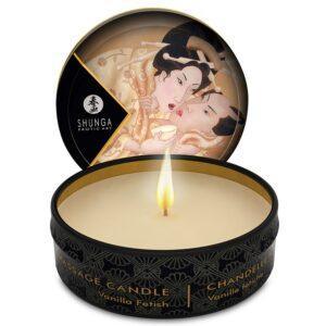 SHUNGA - MINI CARESS BY CANDELIGHT VELA MASAJE VAINILLA 30 ML-SHUNGA CANDLES (Dreamlove) EAN: 697309046015