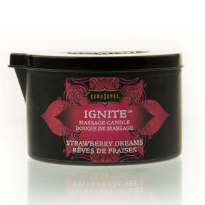 KAMASUTRA - VELA DE MASAJE SUEÑOS DE FRESA 170 GR-KAMASUTRA COSMETICS (Dreamlove) EAN: 739122102285