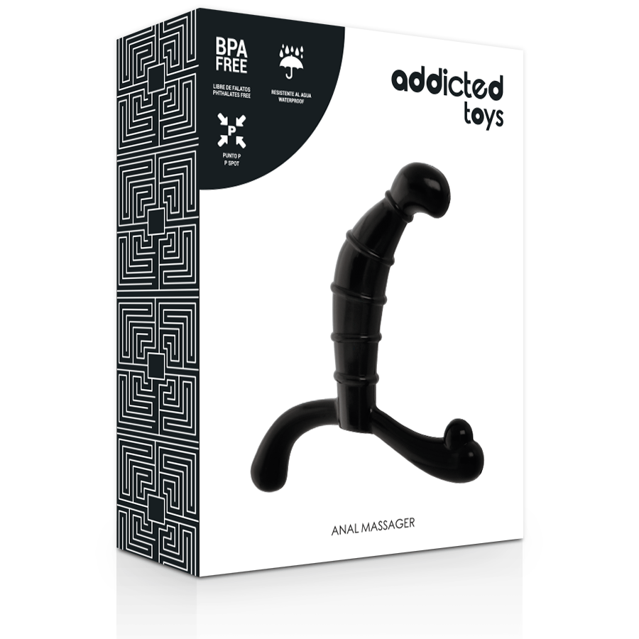 ADDICTED TOYS - PROSTATE ANAL PLEASURE NEGRO-ADDICTED TOYS (Dreamlove) EAN: 8435565902803 - Imagen 4