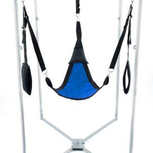 Kit Sling Tissu Triangle Bleu-Noir Armature Grise-MR SLING PACK (Fun Distri) EAN: 3662811261048